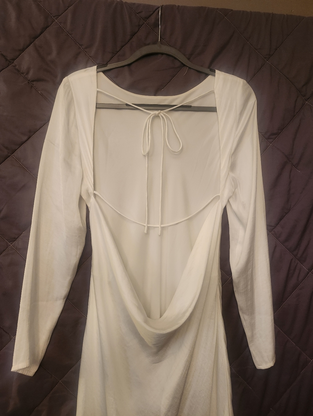 Bardot Cream Long-Sleeve Maxi Dress - Picture 3 of 8